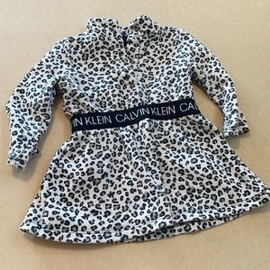 18M | Baby girl leopard print Calvin Klein dress
